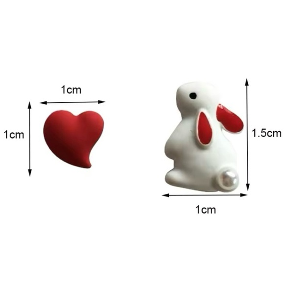✨Modcloth Bunny Love Earrings - Picture 4 of 5